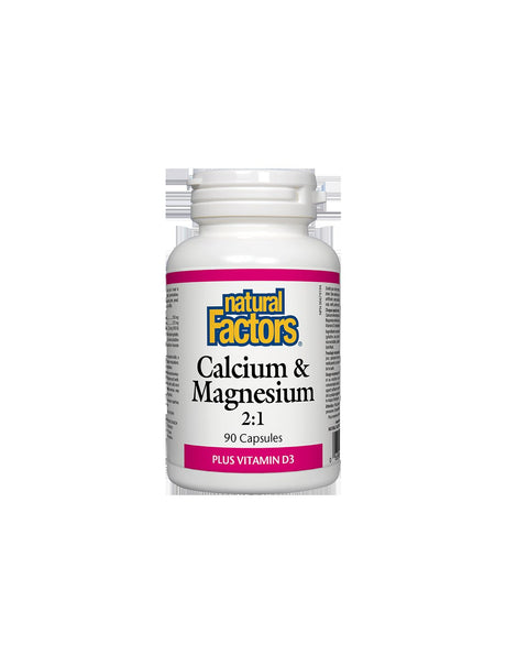 Calcium & Magnesium with Vitamin D3 376 mg - 90 capsules - Nutra Best Europe