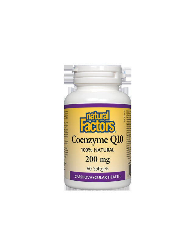 Coenzyme Q10 200 mg - 60 Gel capsules - Nutra Best Europe