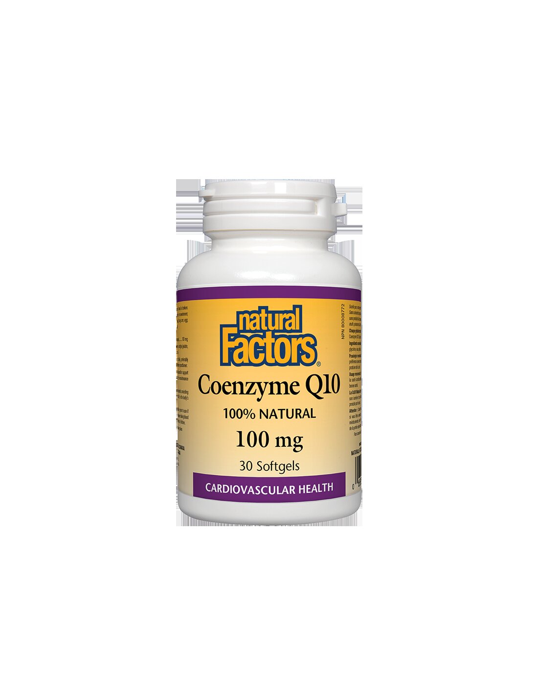 Coenzyme Q10 100 mg - 60 Gel capsules - Nutra Best Europe