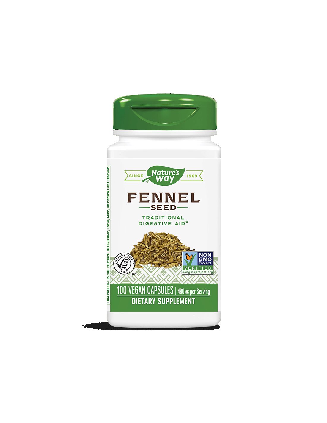 Fennel Seed 480 mg - 100 capsules - Nutra Best Europe