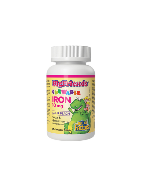 Big Friends® Chewable Iron 10 mg - 60 Chewable Tablets - Nutra Best Europe