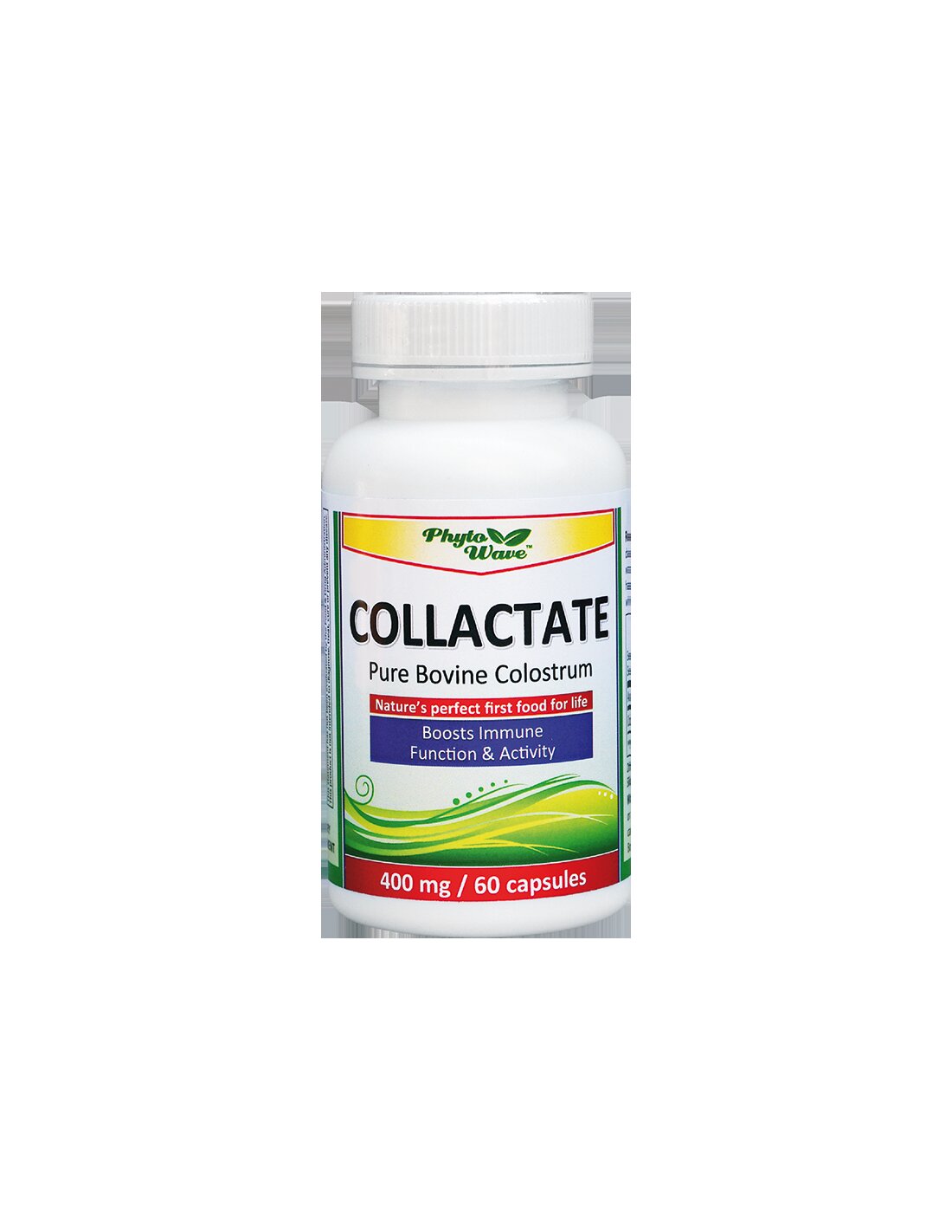Collactate Pure Bovine Colostrum 400 mg x 30 capsules - Nutra Best Europe