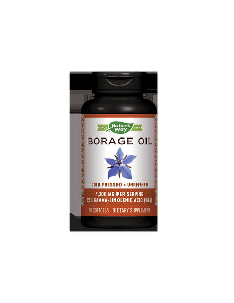 Borage Oil 1300 mg - 60 capsules - Nutra Best Europe