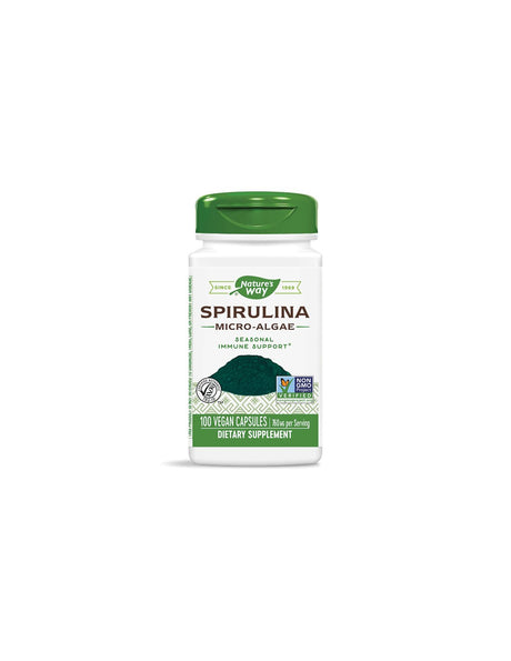 Spirulina 380 mg - 100 capsules - Nutra Best Europe