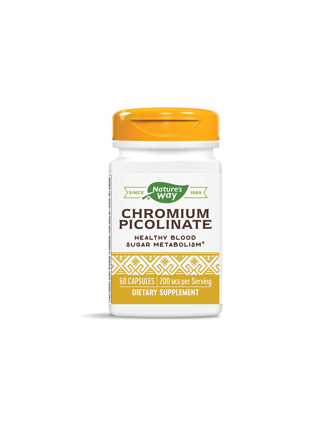 Chromium Picolinate 200 mcg x 60 capsules Nature's Way - Nutra Best Europe