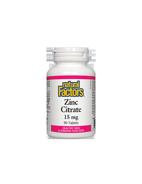 Zinc Citrate 15 mg - 90 Tablets - Nutra Best Europe