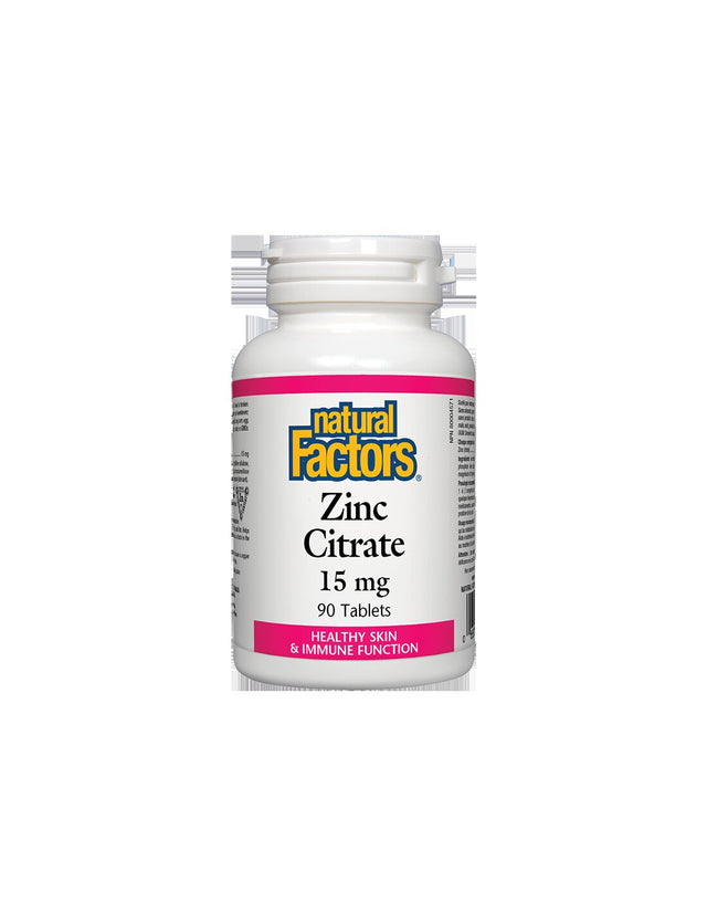 Zinc Citrate 15 mg - 90 Tablets - Nutra Best Europe