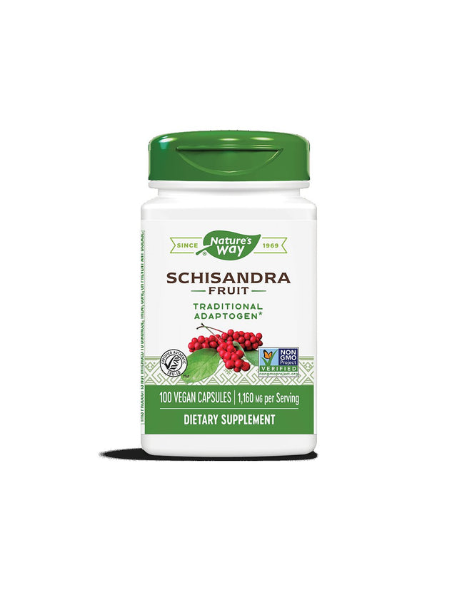 Schisandra Fruit 580 mg - 100 capsules - Nutra Best Europe