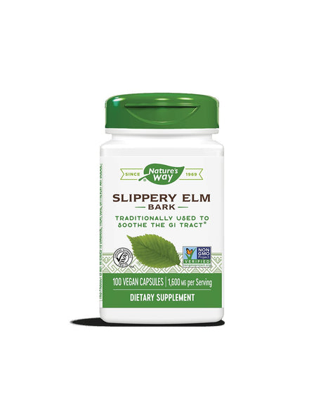 Slippery Elm 370 mg - 100 capsules - Nutra Best Europe