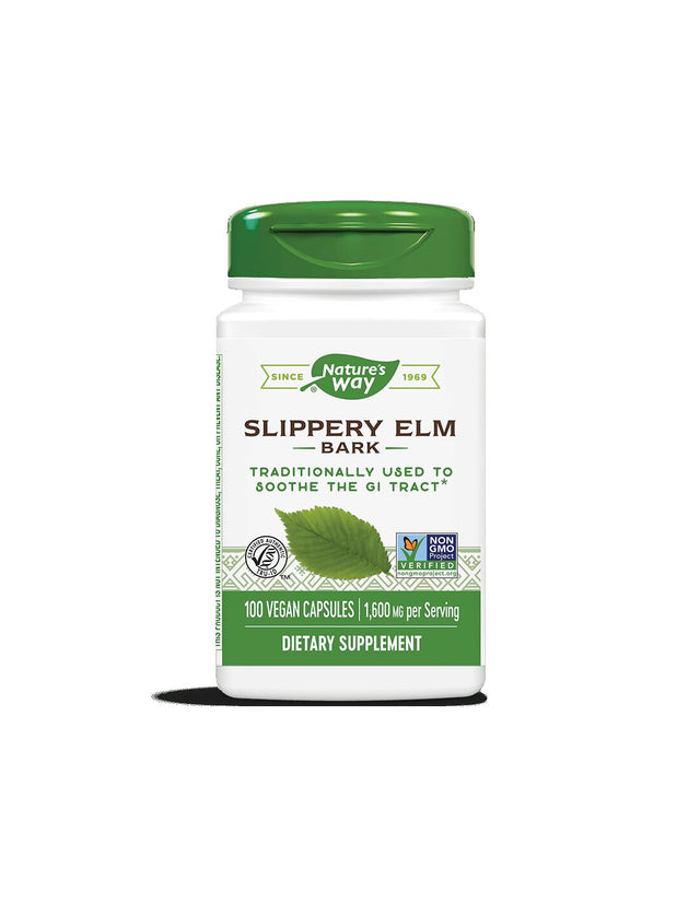 Slippery Elm 370 mg - 100 capsules - Nutra Best Europe