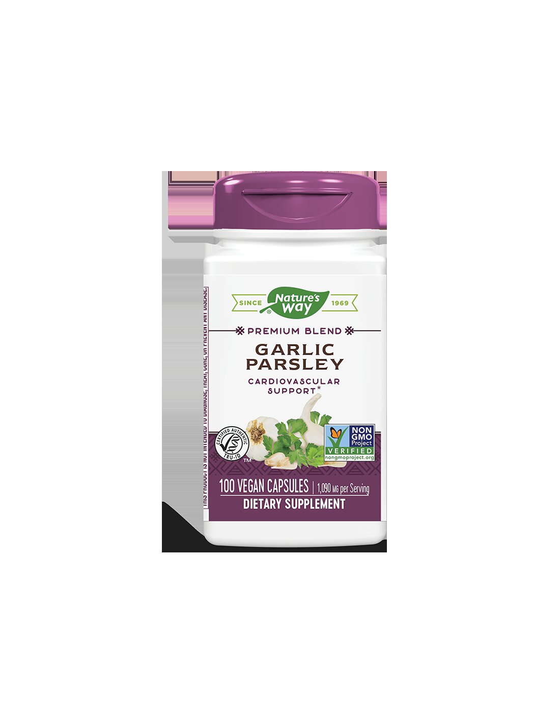 For a healthy heart - Premium formula with garlic and parsley extracts, 100 capsules - Nutra Best Europe