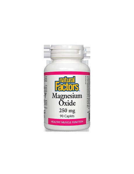 Magnesium Oxide 250 mg - 90 capsules - Nutra Best Europe