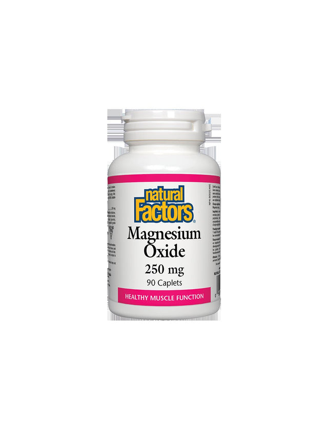 Magnesium Oxide 250 mg - 90 capsules - Nutra Best Europe