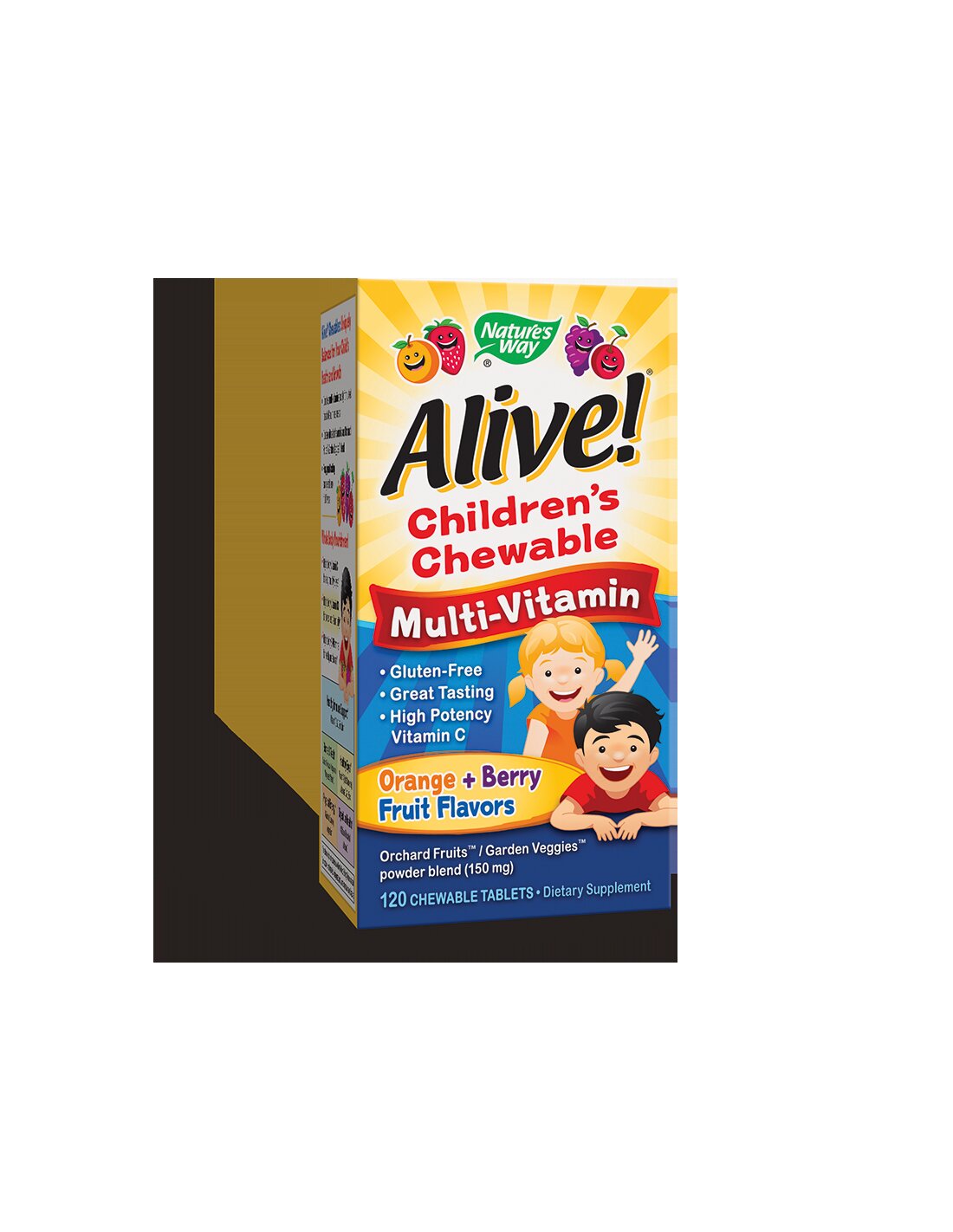 Alive! Children's Chewable Multi-Vitamin Tablets - 120 Chewable Tablets - Nutra Best Europe