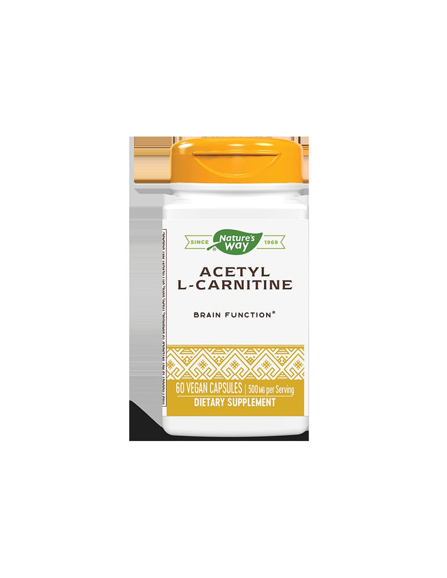 Acetyl L-Carnitine 500 mg - 60 capsules - Nutra Best Europe
