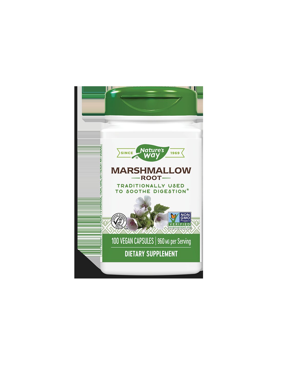 Marshmallow root 480 mg - 100 capsules - Nutra Best Europe