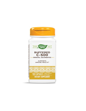 Buffered C-500/ Vitamin C (buffered) 500 mg x 100 capsules Nature's Way - Nutra Best Europe