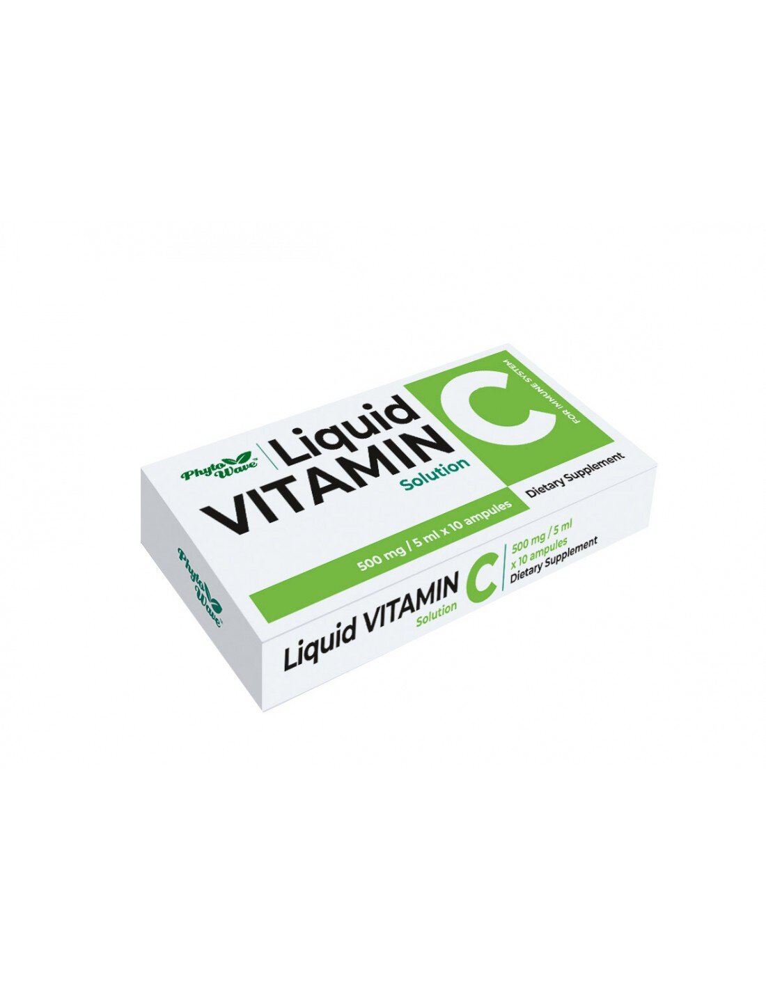 Vitamin C 500 mg - 5 ml, solution x 10 ampoules / box - Nutra Best Europe