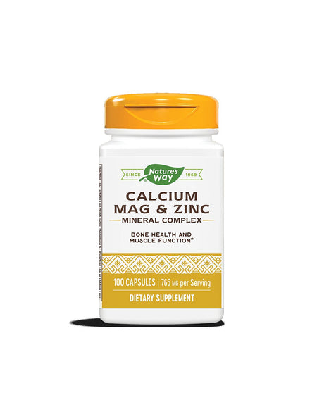 Calcium, Mag & Zinc - 100 capsules - Nutra Best Europe