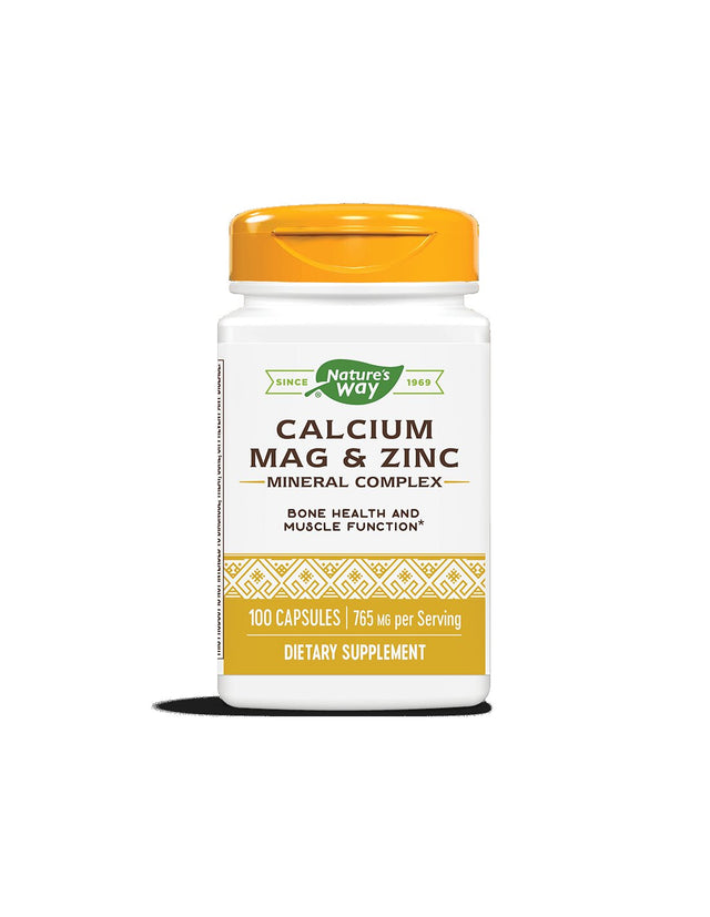 Calcium, Mag & Zinc - 100 capsules - Nutra Best Europe