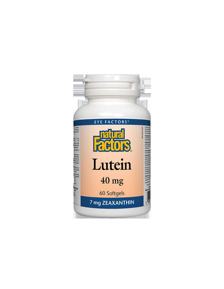 Lutein/ Lutein 40 mg + Zeaxanthin x 60 softgel capsules Natural Factors - Nutra Best Europe