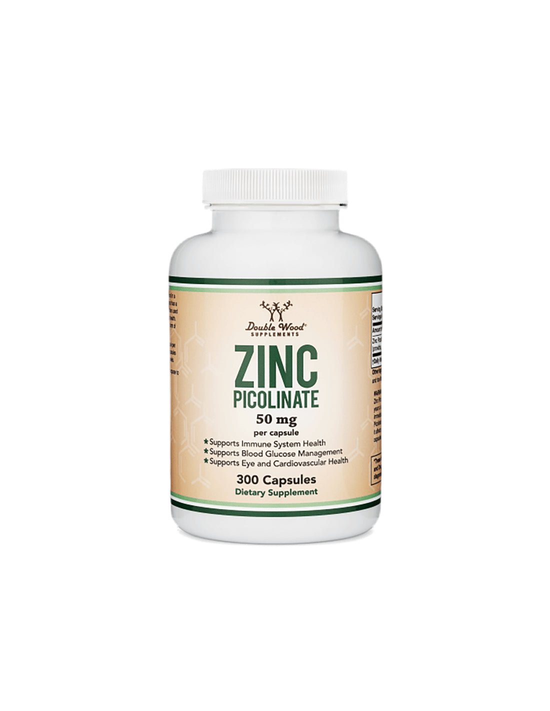 Zinc Picolinate, 300 capsules Double Wood - Nutra Best Europe