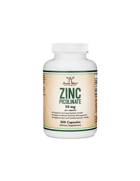Zinc Picolinate, 300 capsules Double Wood - Nutra Best Europe