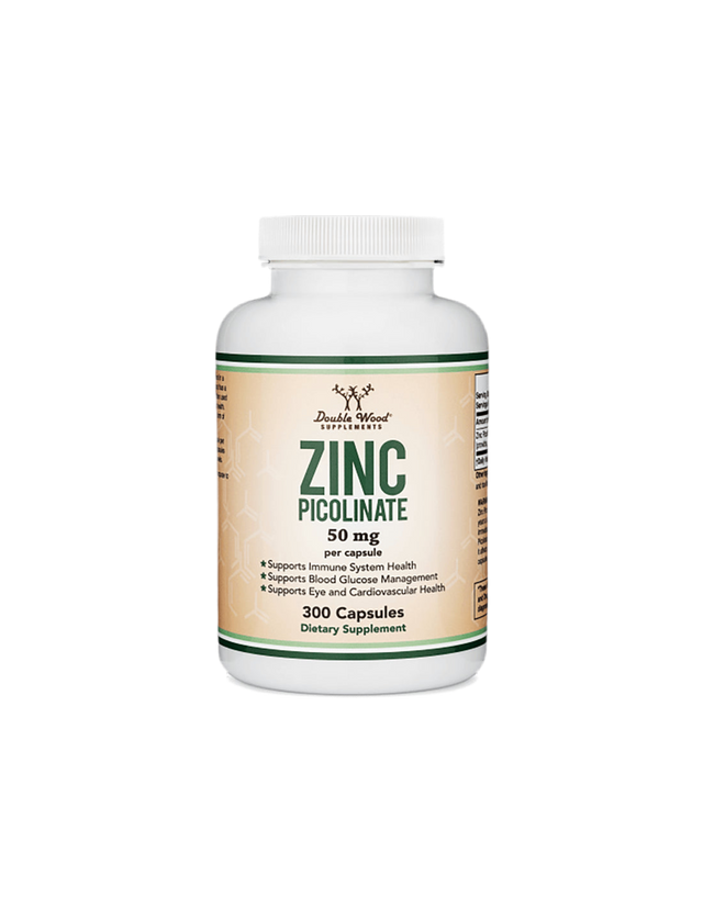 Zinc Picolinate, 300 capsules Double Wood - Nutra Best Europe