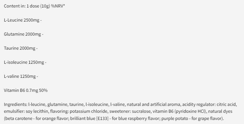 BCAA Sport - 1.00 KG - Nutra Best Europe