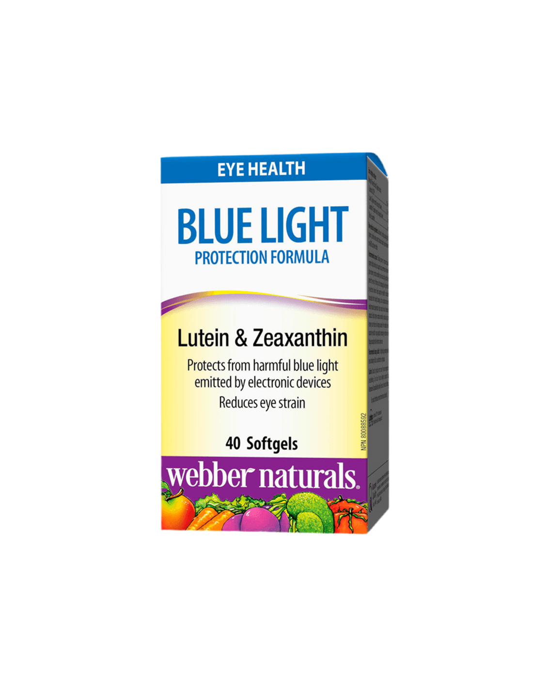Lutein and Zeaxanthin Formula for Strong Vision - Blue Light Protection - Digital Device Protection, 40 Softgel Capsules - Nutra Best Europe