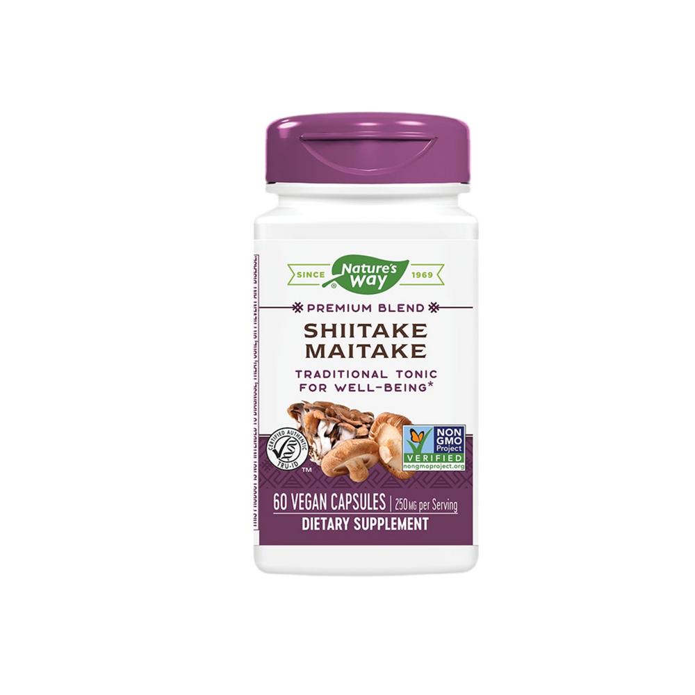 Shiitake & Maitake 250 mg - 60 capsules - Nutra Best Europe
