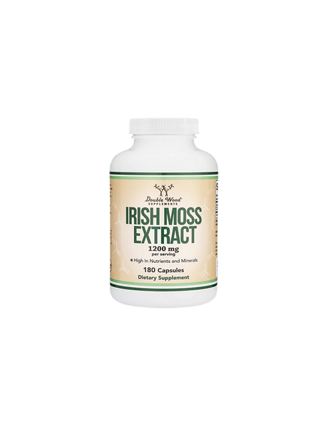 Irish sea moss - Red algae (Irish moss), 180 capsules Double Wood - Nutra Best Europe
