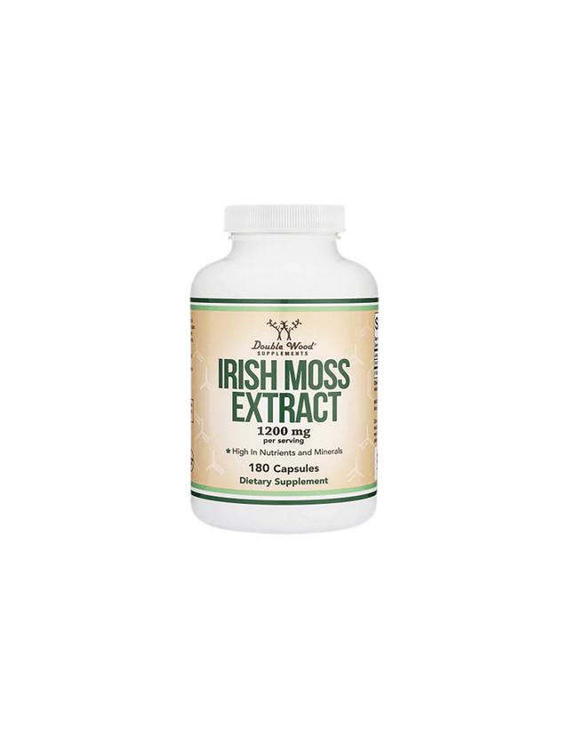 Irish sea moss - Red algae (Irish moss), 180 capsules Double Wood - Nutra Best Europe
