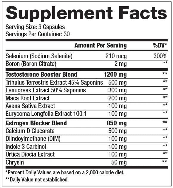 Viradex XT | Test Booster 90 capsules - Nutra Best Europe