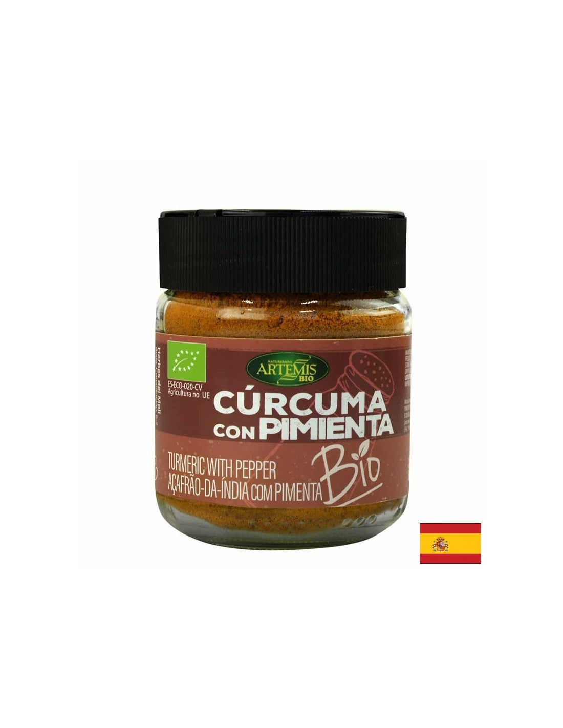 Aromás bio fűszerek - kurkuma & fekete bors, 80 g, por