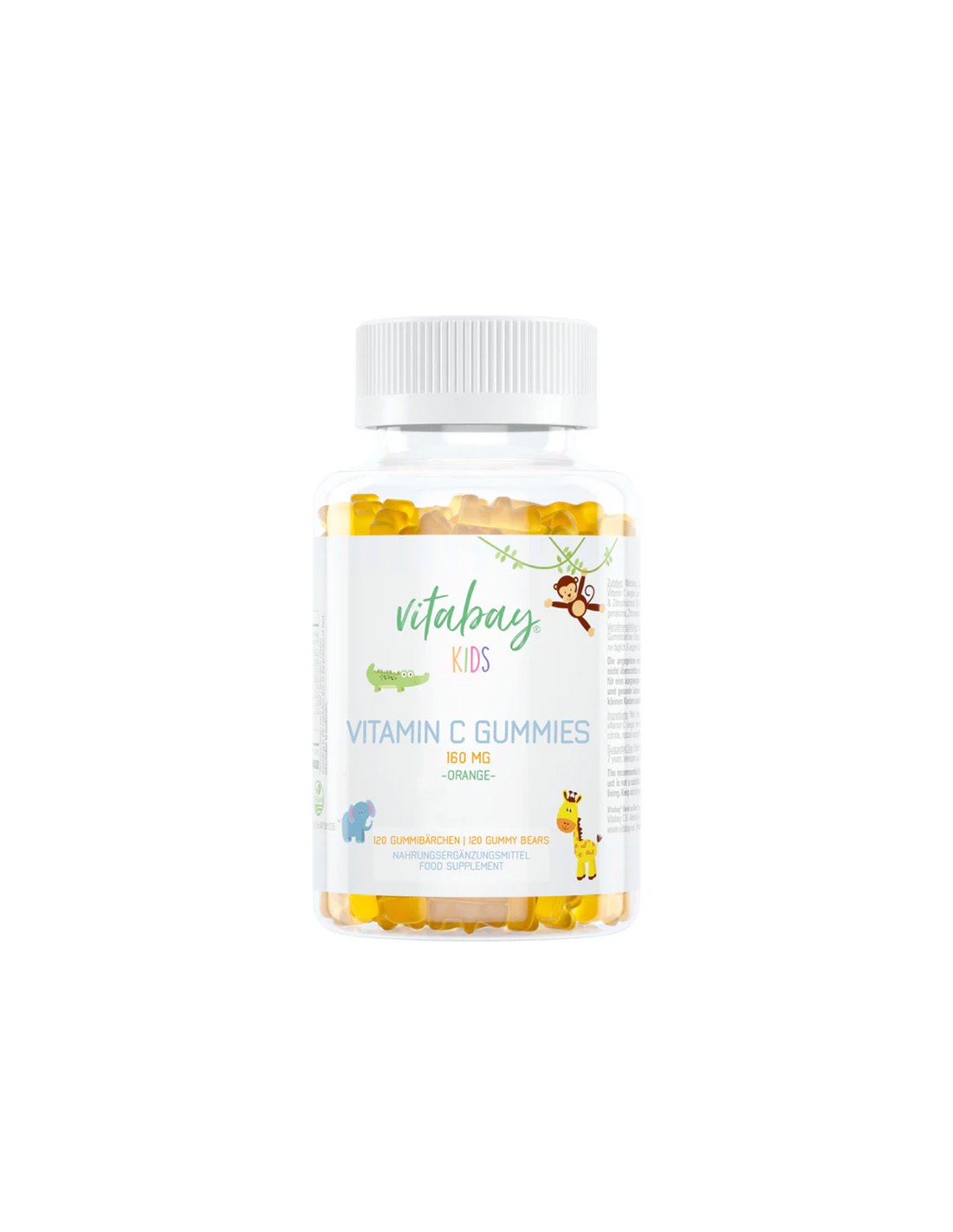 Immunity - C-vitamin gyerekeknek, 80 mg x 120 zselés tabletta, narancs ízű