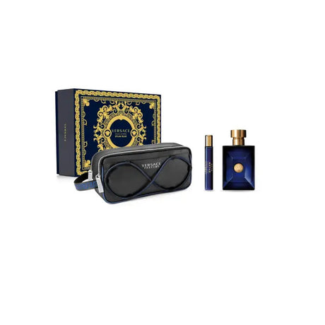Versace Dylan Blue Eau De Toilette Spray 100ml Set 3 Pieces - Nutra Best Europe