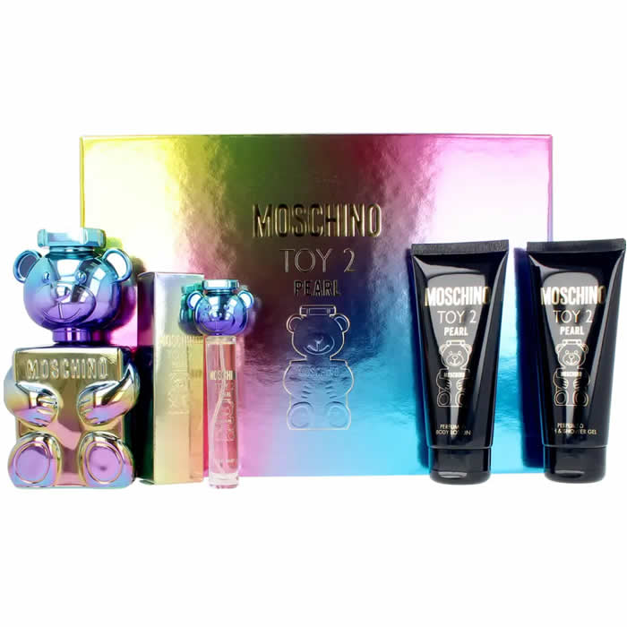 Moschino Toy 2 Pearl Eau De Parfum Spray 100ml Set 4 Pieces - Nutra Best Europe