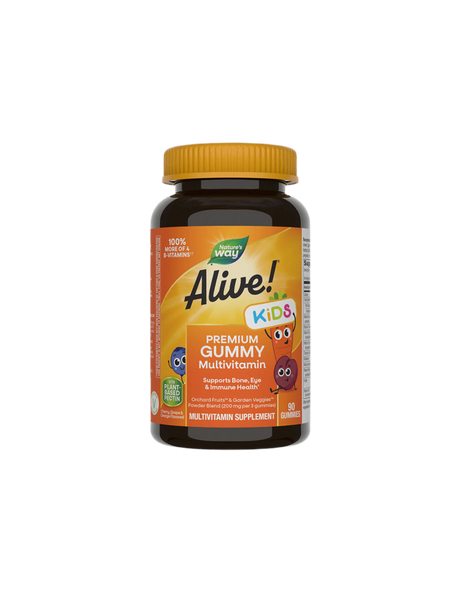 Alive! - Alive! Nature's Way Premium Multivitamin for Kids, 90 Softgels - Nutra Best Europe