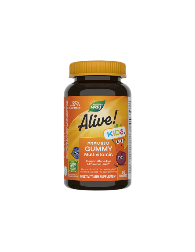 Alive! - Alive! Nature's Way Premium Multivitamin for Kids, 90 Softgels - Nutra Best Europe