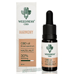 Harmony CBD масло 30% /3000 мг/  Лешник (10ml) Weedness CBD - Nutra Best Europe