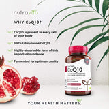 CoQ10 200 mg (Ubiquinone) /120 capsules, 120 days/ Nutravita - Nutra Best Europe