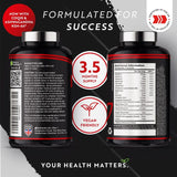 TESTOMAX™ 2.0 /210 capsules, 105 days/ with Ashwagandha KSM 66®, CoQ10 & Maca Root Nutravita - Nutra Best Europe