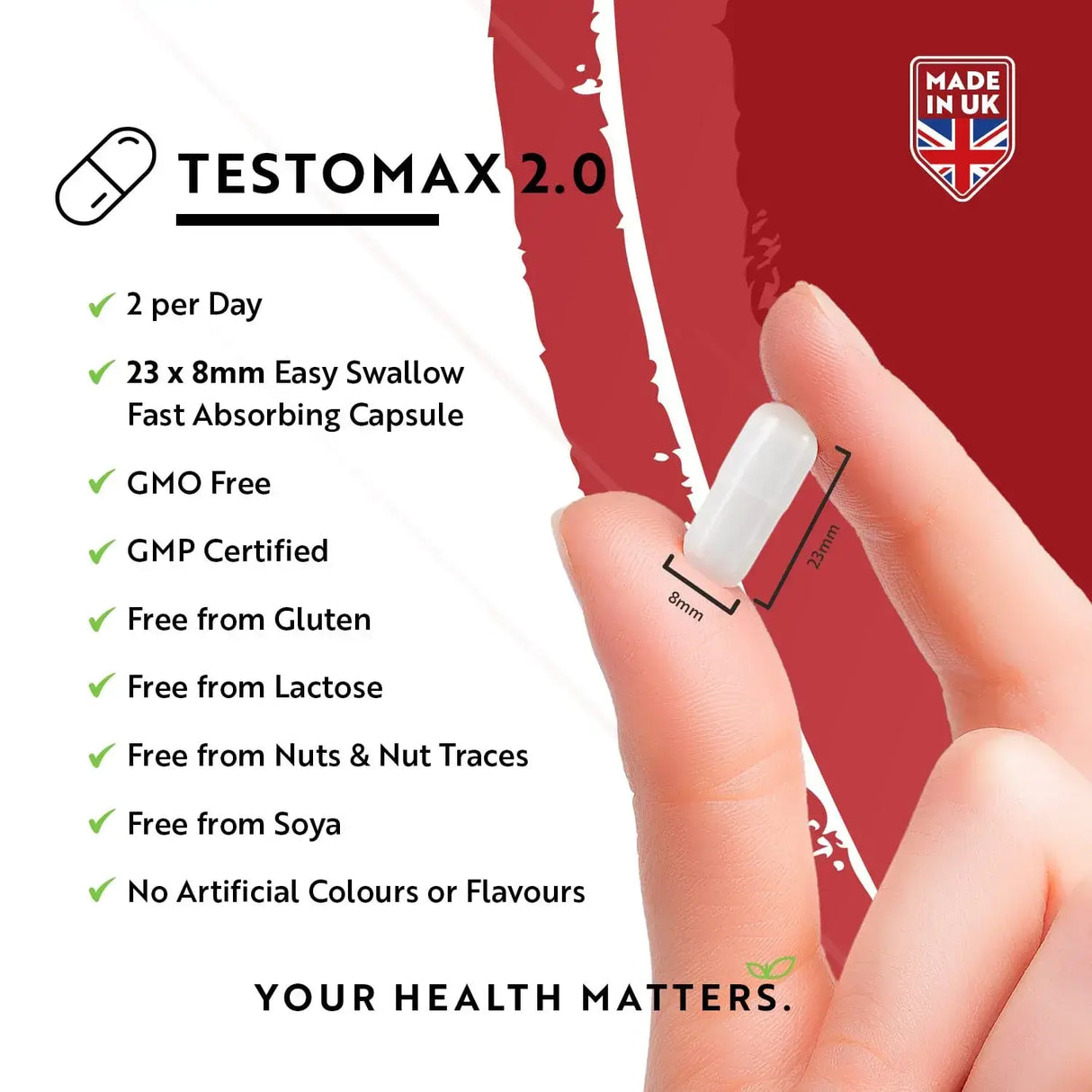 TESTOMAX™ 2.0 /210 capsules, 105 days/ with Ashwagandha KSM 66®, CoQ10 & Maca Root Nutravita - Nutra Best Europe