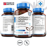 Glucosamine Chondroitin /180 capsules, 90 days/ with Turmeric, Ginger & Vitamin C Nutravita - Nutra Best Europe
