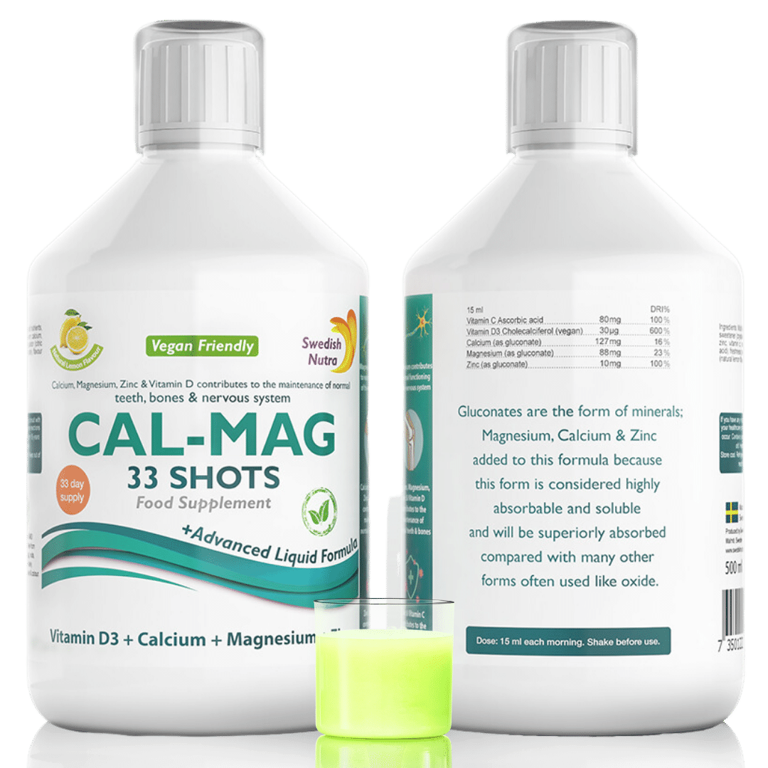 CAL-MAG /500 ML, 33 DOSES/ SWEDISH NUTRA - Nutra Best Europe