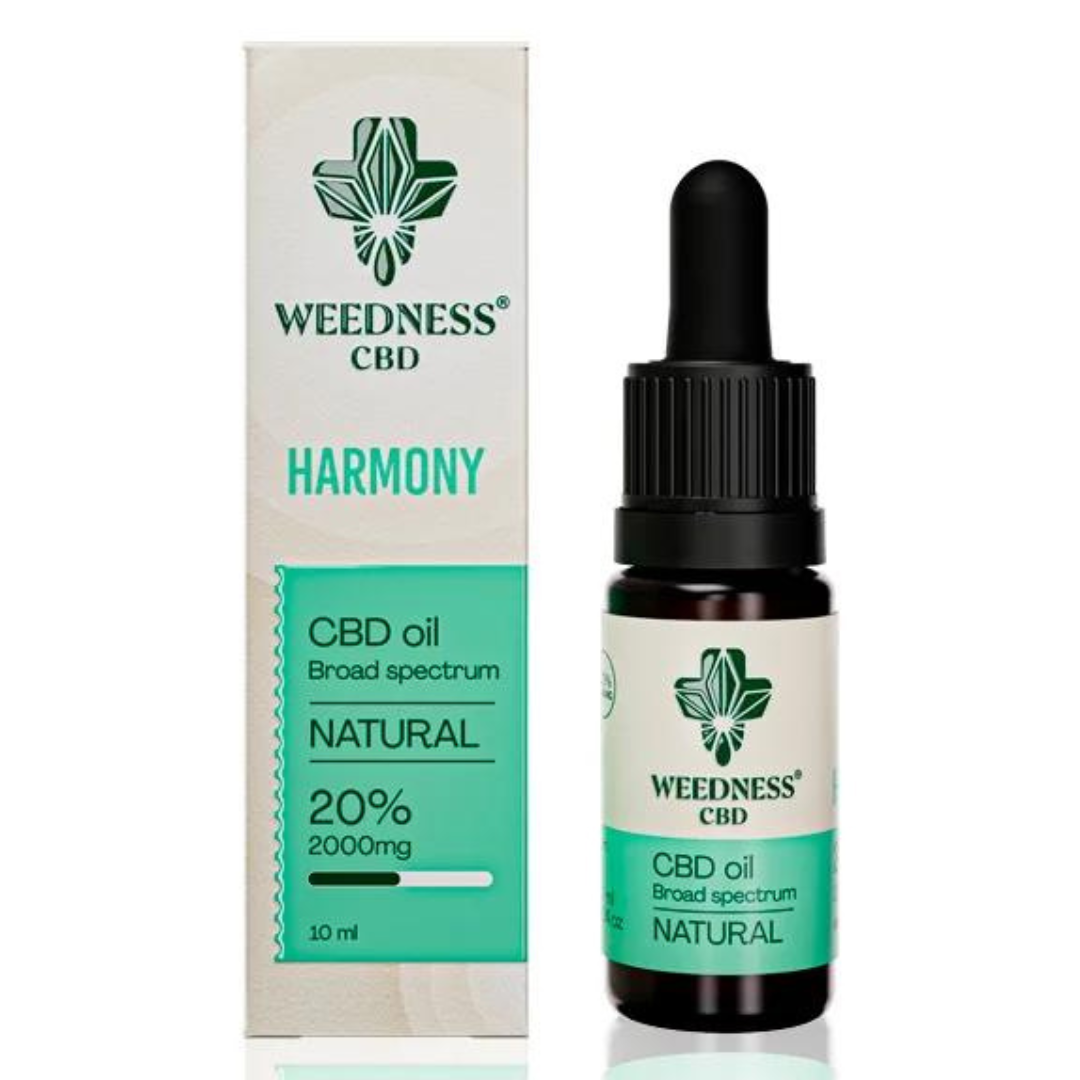Хармония CBD масло 20% Широк спектър |Натурално (10ml) - Nutra Best Europe