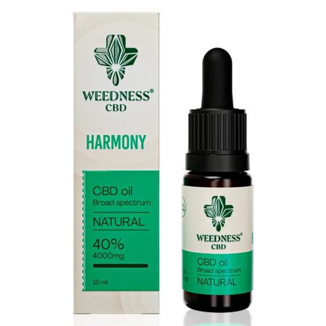 Хармония CBD масло 40% Широк спектър |Натурално (10ml) - Nutra Best Europe