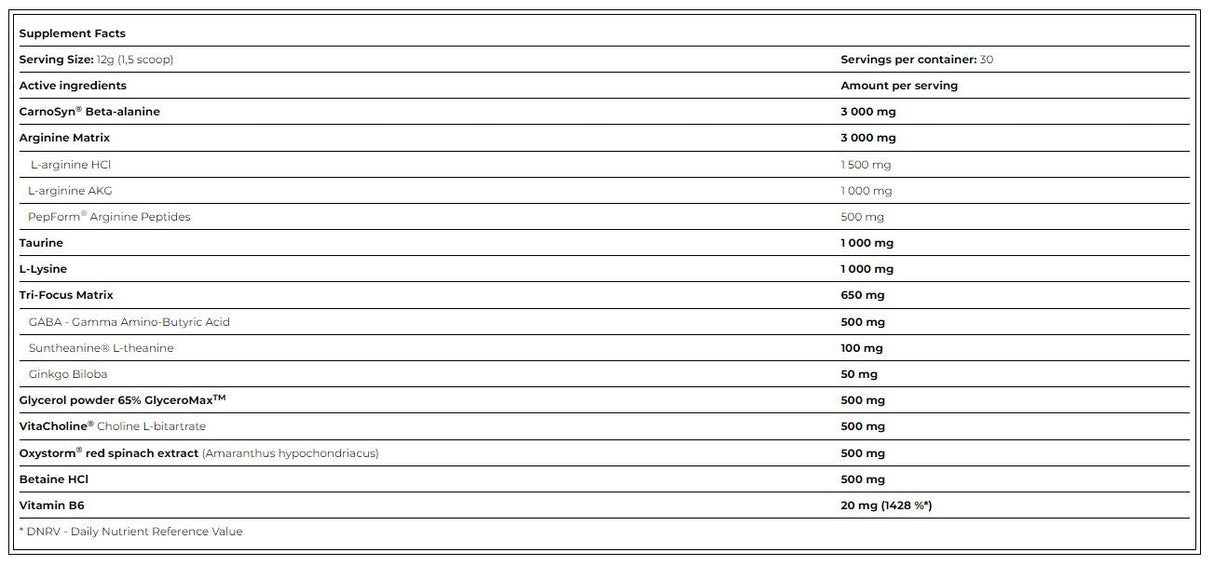 Black Line Yeep Pump NO CAFF 0.360 kg - Nutra Best Europe