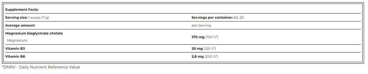 MagneChel / Magnesium Bisglycinate Chelate / 20 x 7 g - Nutra Best Europe